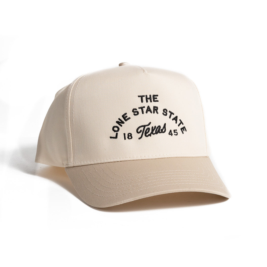 The Lones Star State Texas - Ball Cap - Tan/Natural