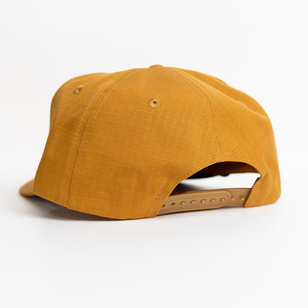 Texas Lone Star State Ripstop Cap - Old Gold/ Black Rope