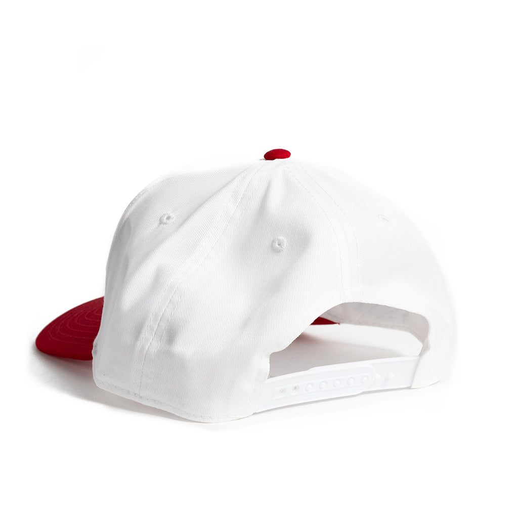 Texas Stitch - Ball Cap - White/Red