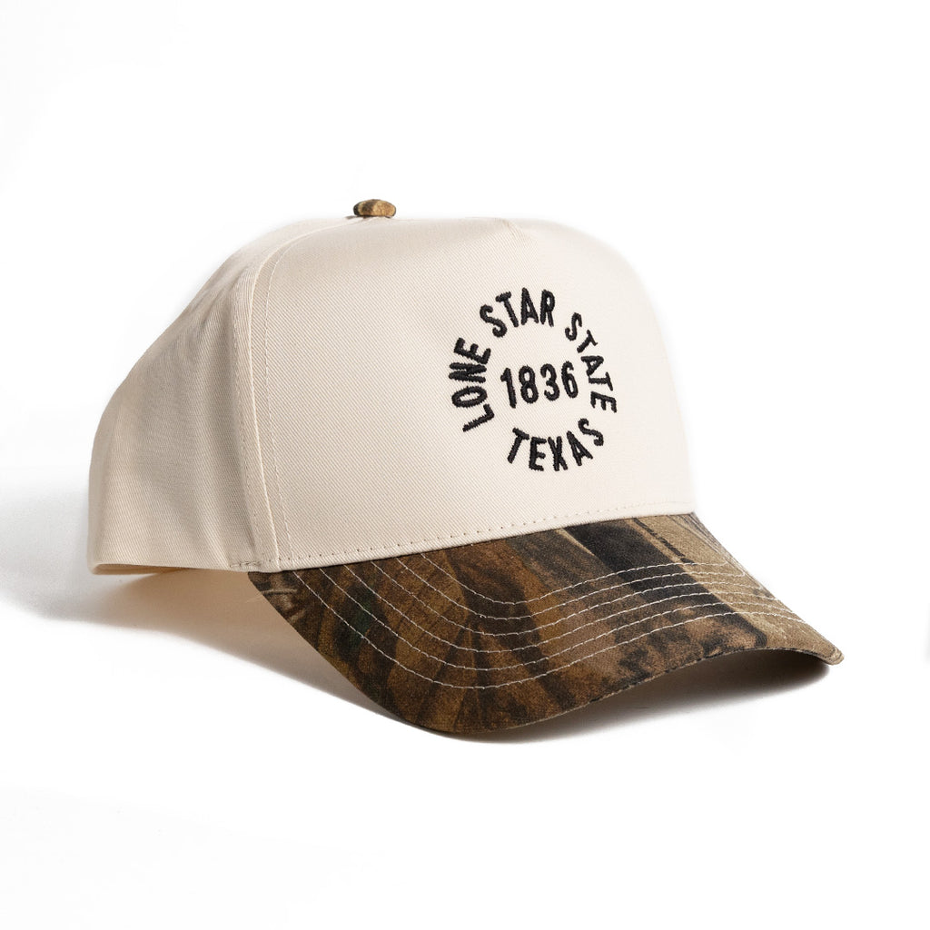 Texas Camo Lone Star - Ball Cap - Tan/Camo