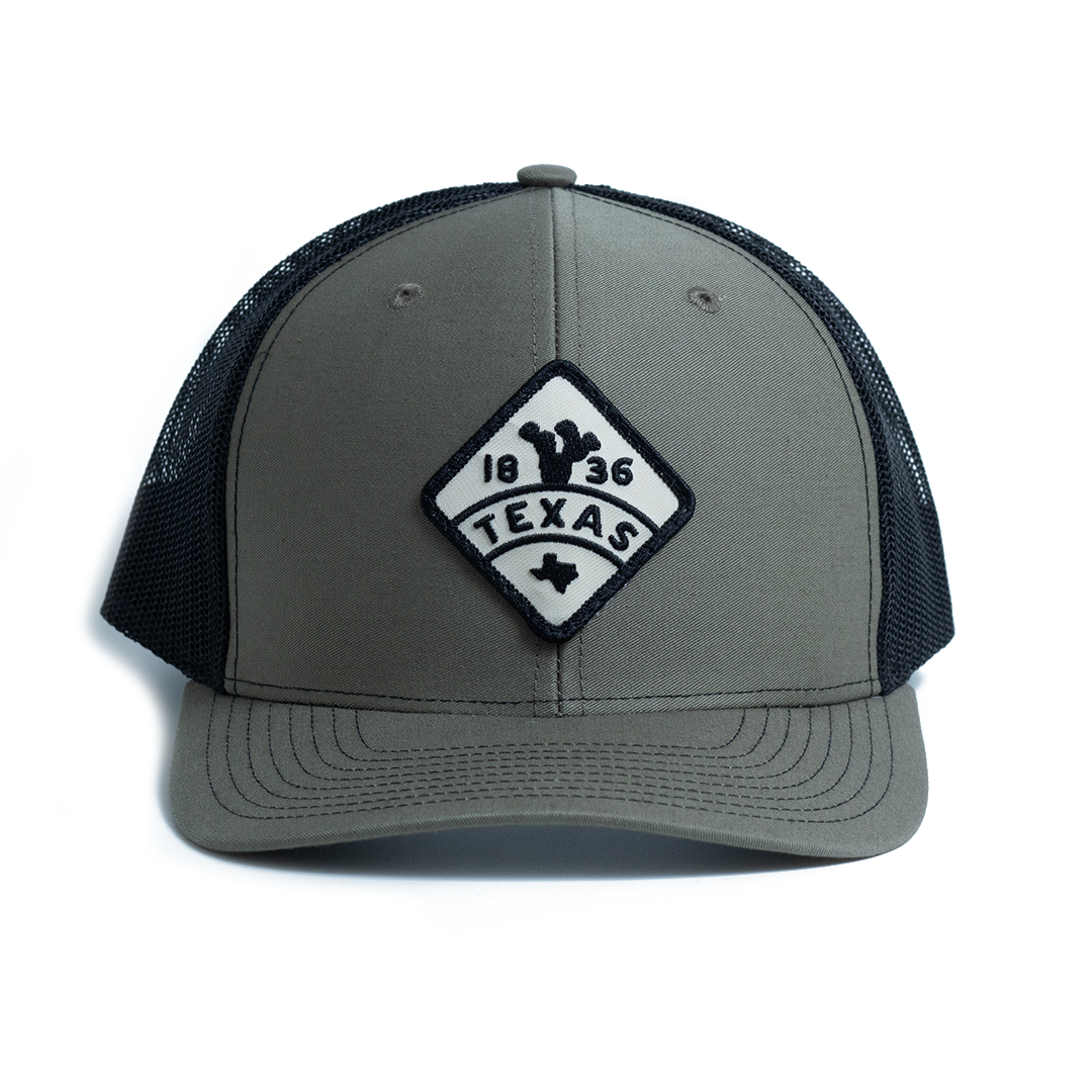 Texas Cactus 1836 - Trucker Hat - Loden/Black