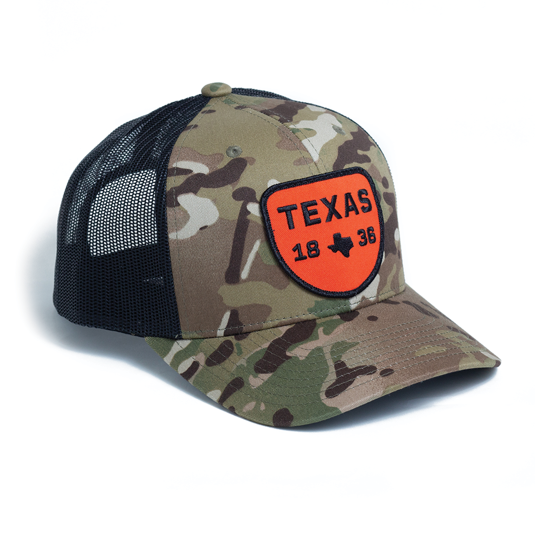 Texas Hat 1836 - Trucker Hat - Multicam Green – TX Caps