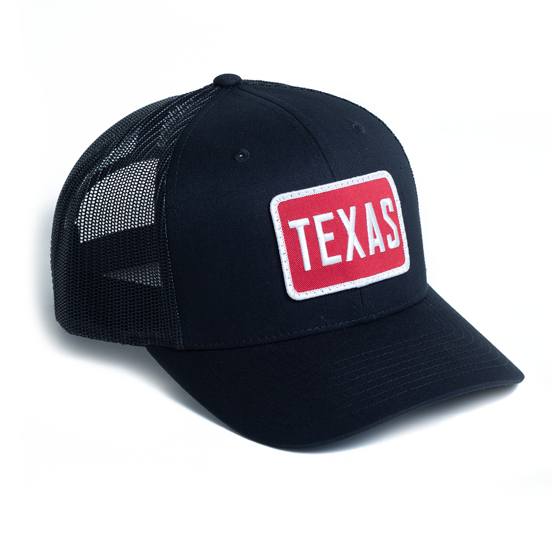 TEXAS - Black - Trucker Hat