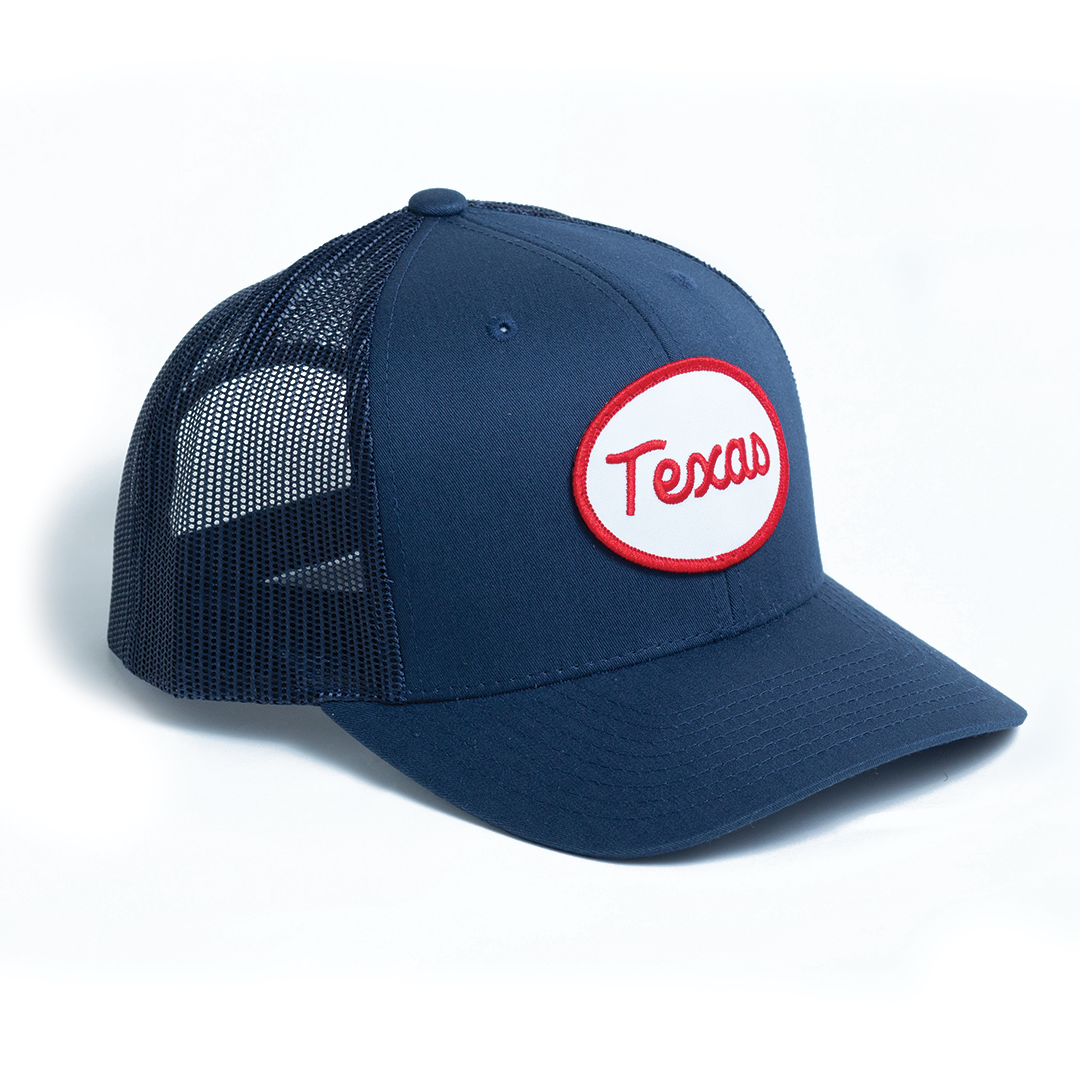 Texas Oval - Trucker Hat - Navy