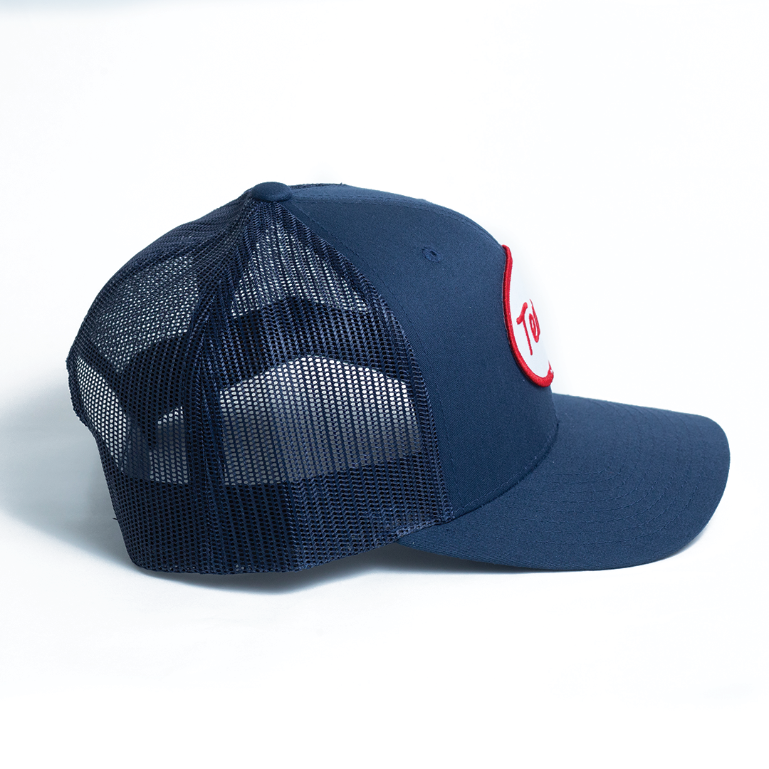 Texas Oval - Trucker Hat - Navy