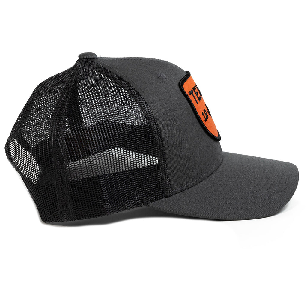 Texas 1836 - Trucker Hat - Charcoal