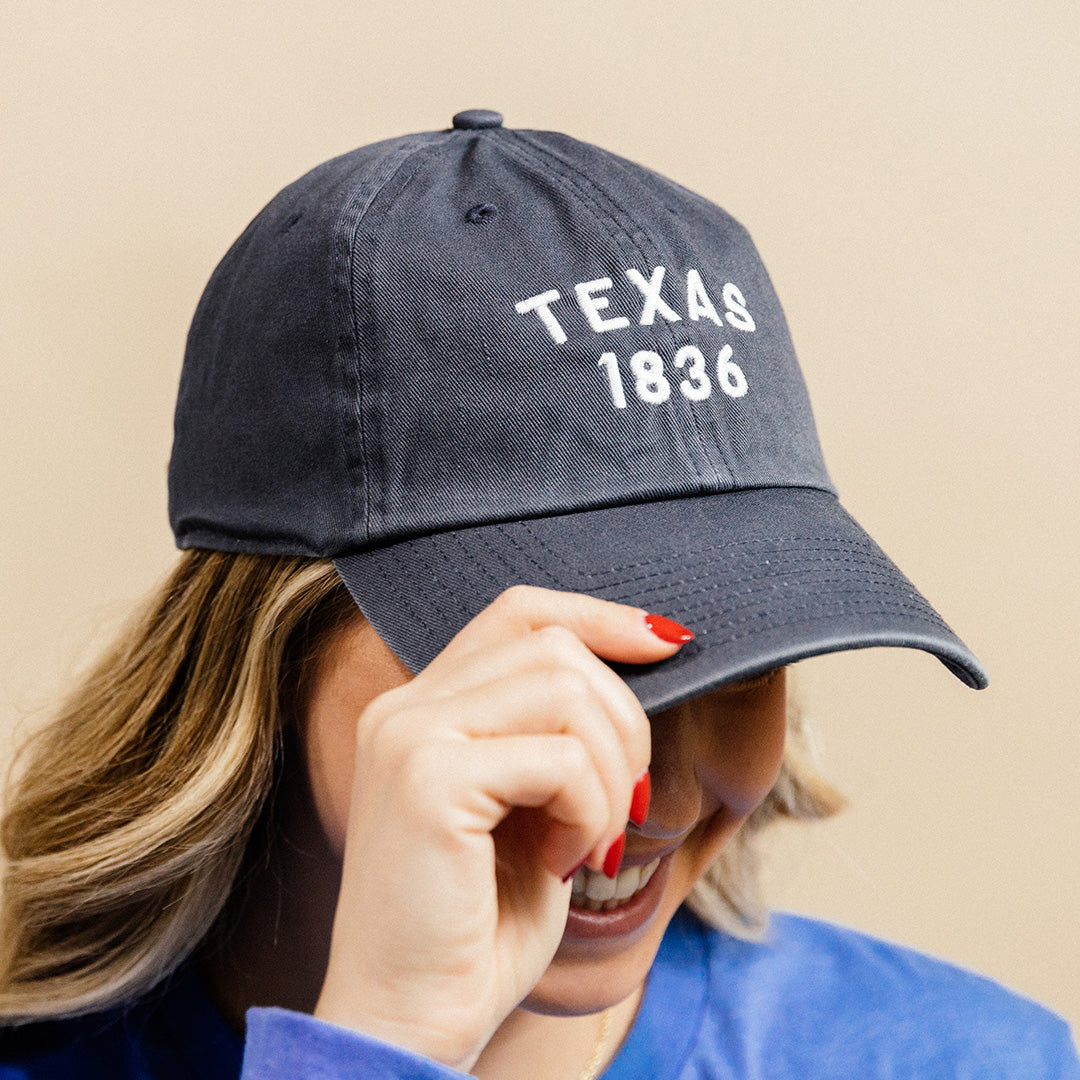 Texas 1836 - Ball Cap - Vintage Navy