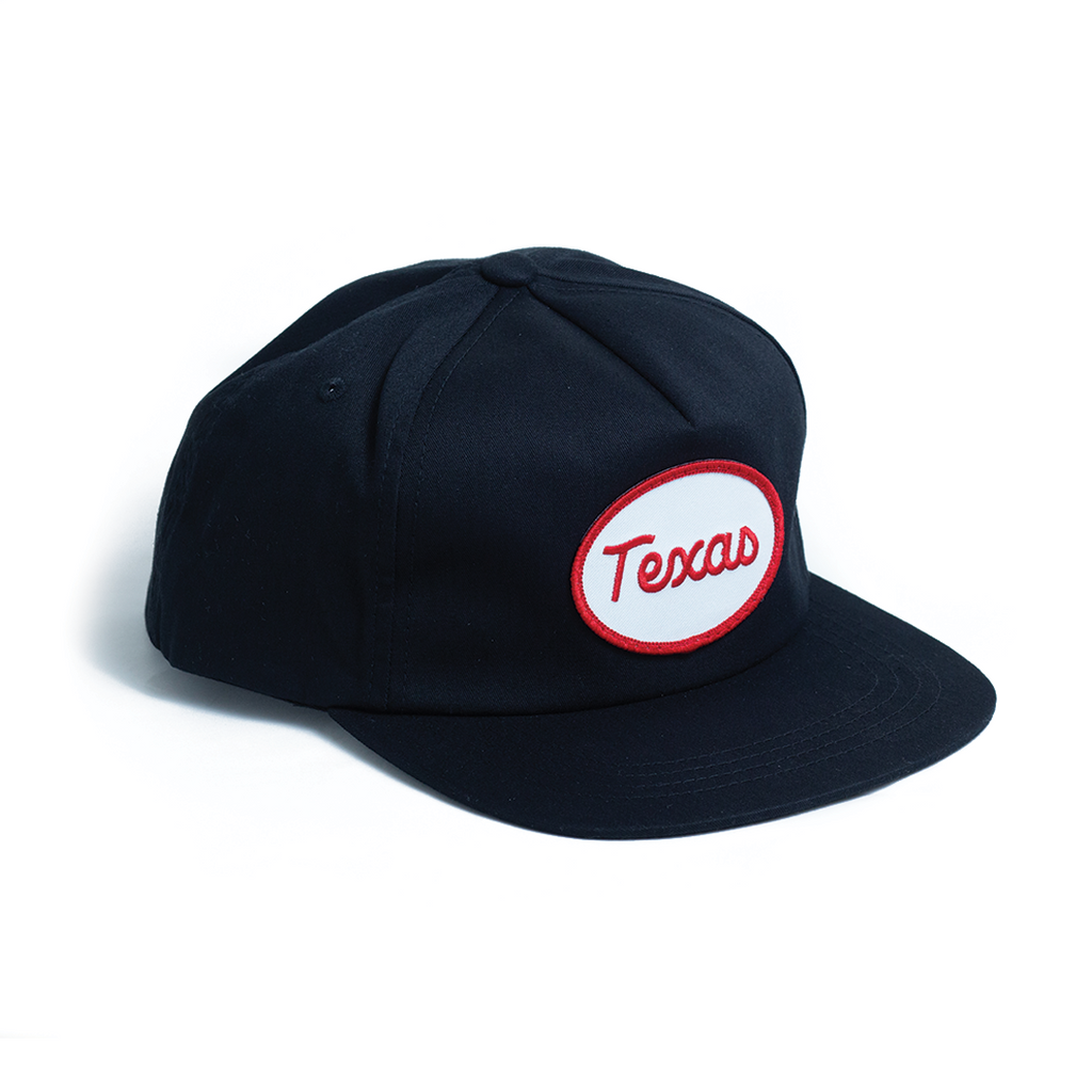 Texas Snapback Texas Oval - SnapBack - Black – TX Caps