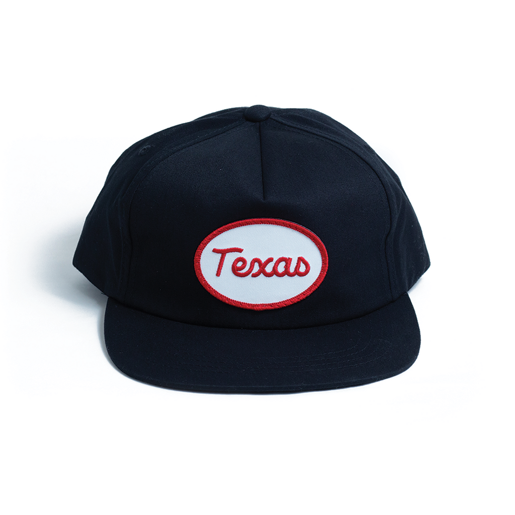 Texas Snapback Texas Oval - SnapBack - Black – TX Caps