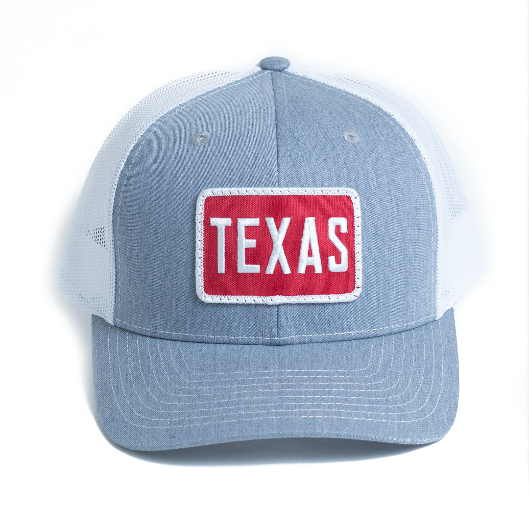 TEXAS - Heather Gray/White - Trucker Hat