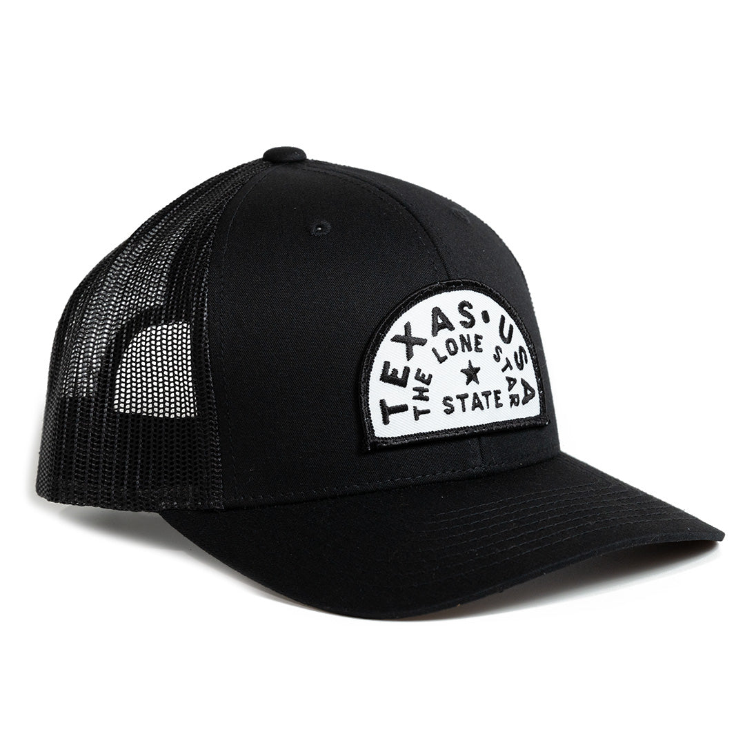 Texas 1836 - Trucker Hat - Charcoal | Texas Hat – TX Caps