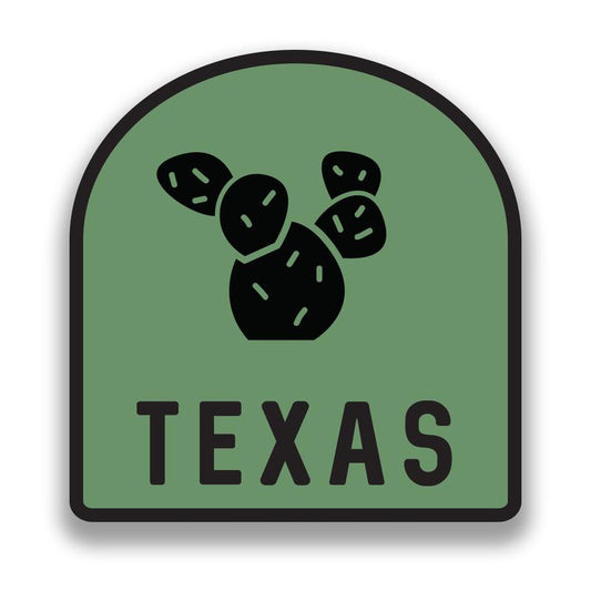 Texas Pear Cactus Sticker