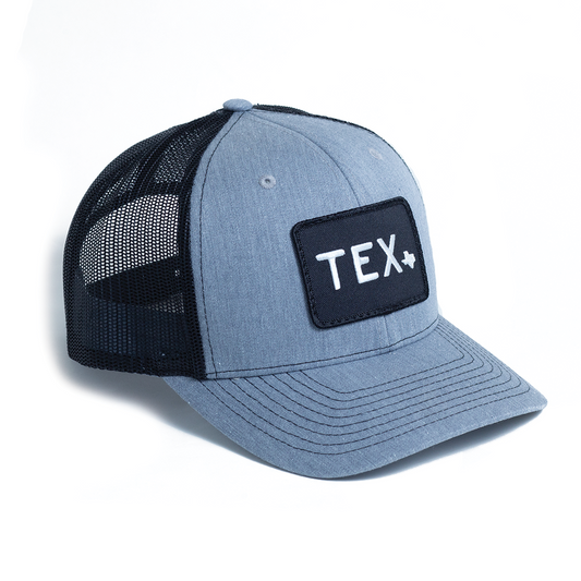 TEX. - Heather Gray/Black - Trucker Hat