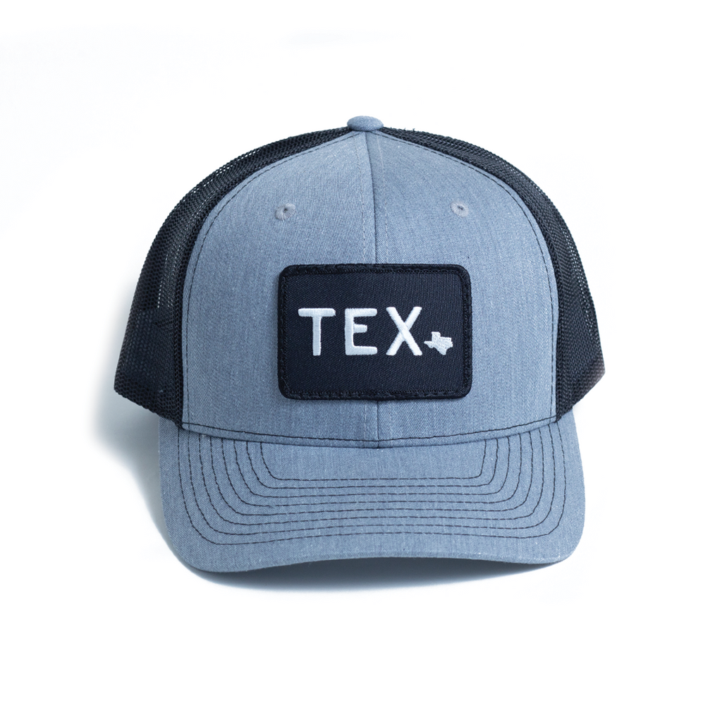 TEX. - Heather Gray/Black - Trucker Hat