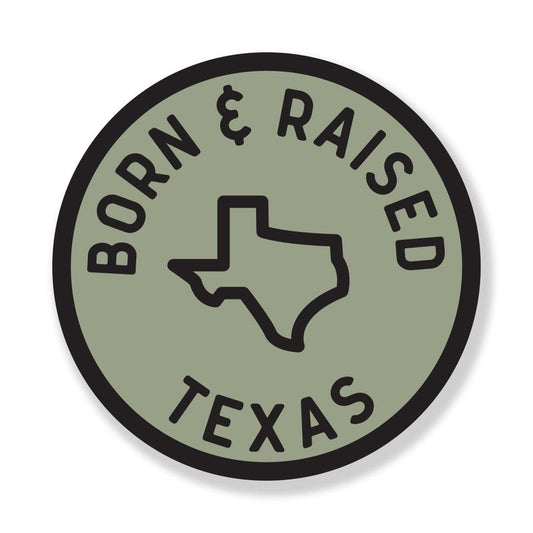 Texas Born and Raised Sticker
