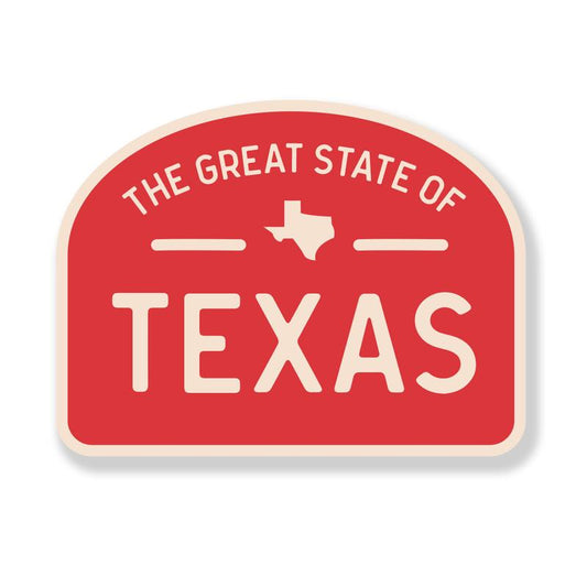 The Great State of Texas Sticker