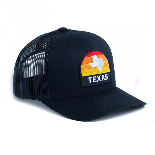 Texas Sun - Trucker Hat - Black