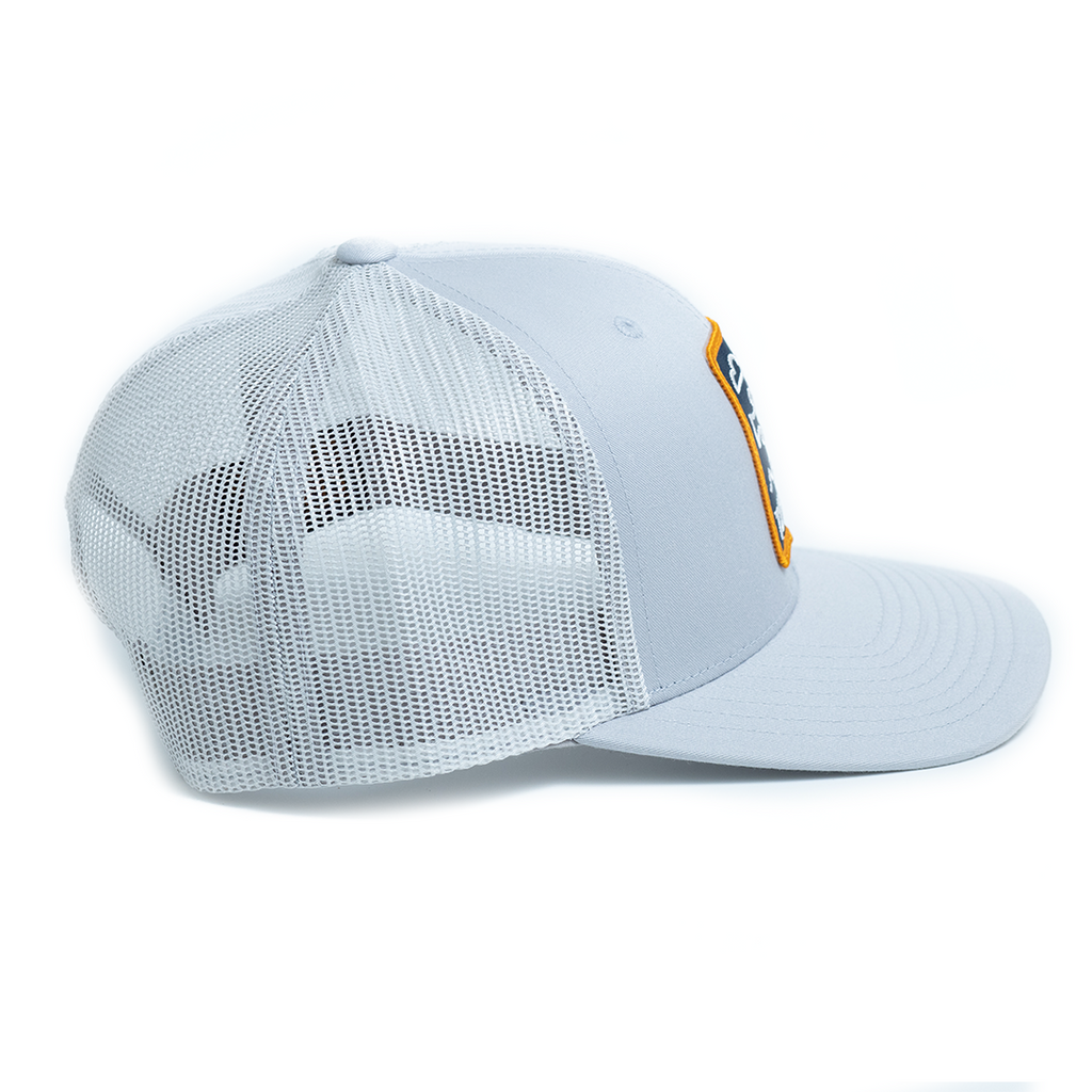Texas Bass Fishing - Trucker Hat - Silver