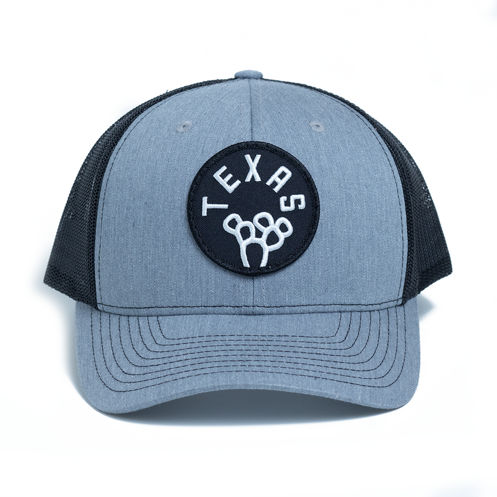 Texas Pear Cactus - Heather Gray/Black - Trucker Hat