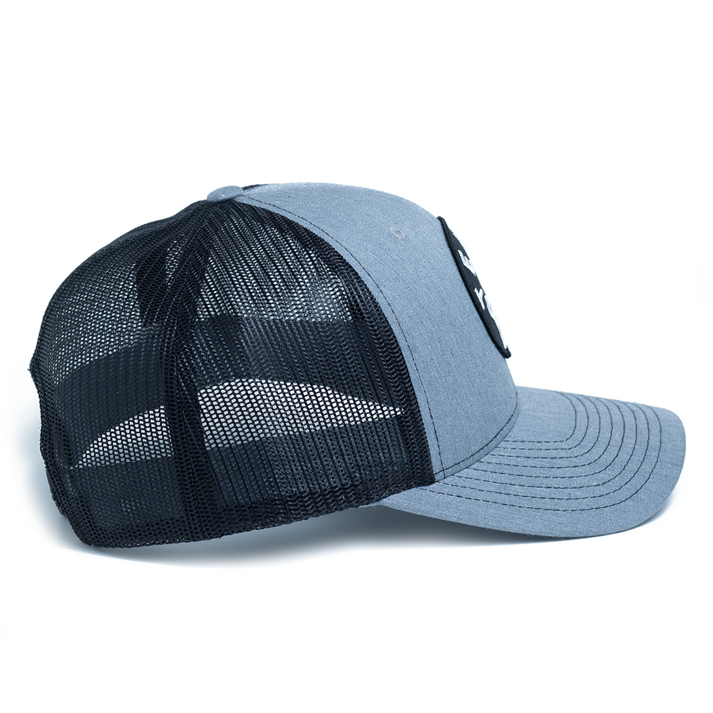 Texas Pear Cactus - Heather Gray/Black - Trucker Hat