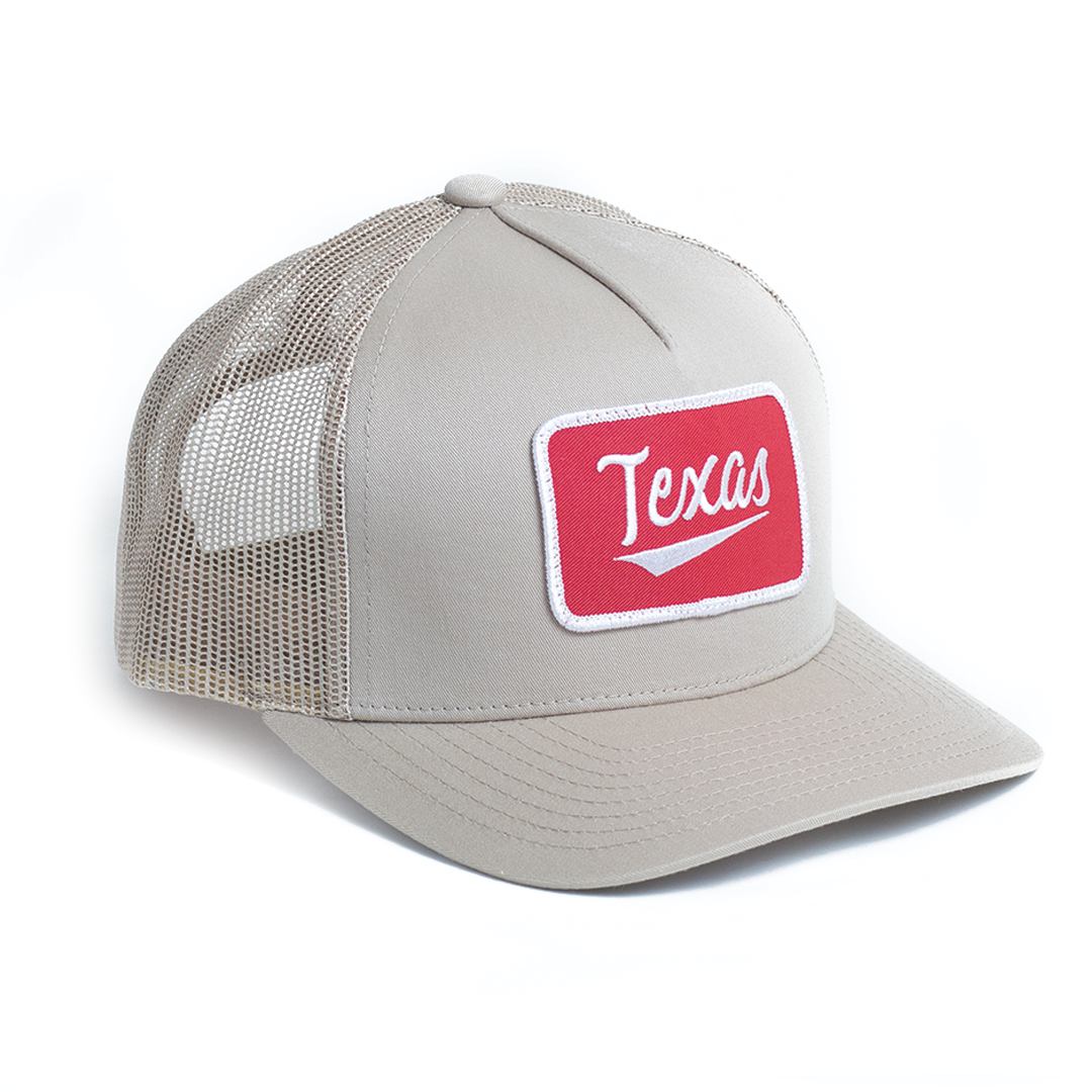 Texas Retro - Trucker Hat - Khaki – TX Caps
