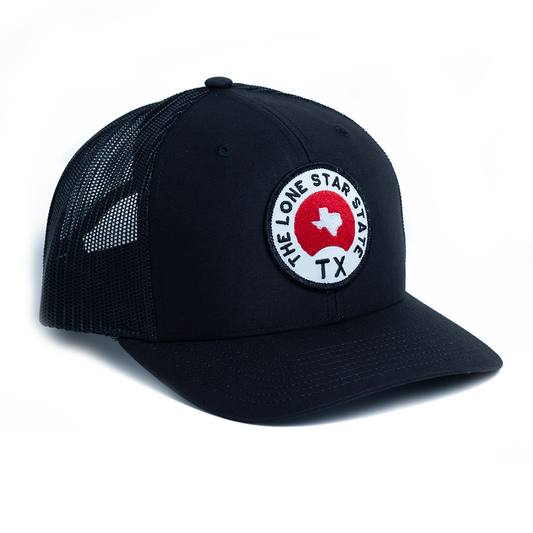 The Lone Star State TX -  Black - Trucker Hat