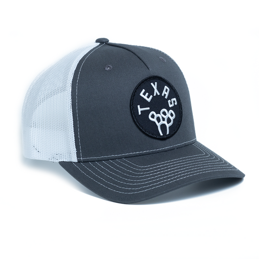 Texas Pear Cactus - Charcoal/White - Trucker Hat