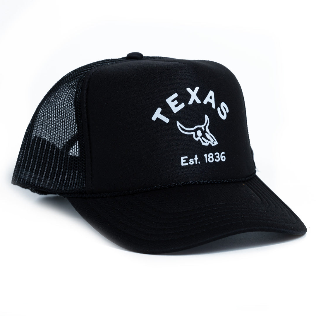 Texas Cattle Skull 1836 - Foam Cap