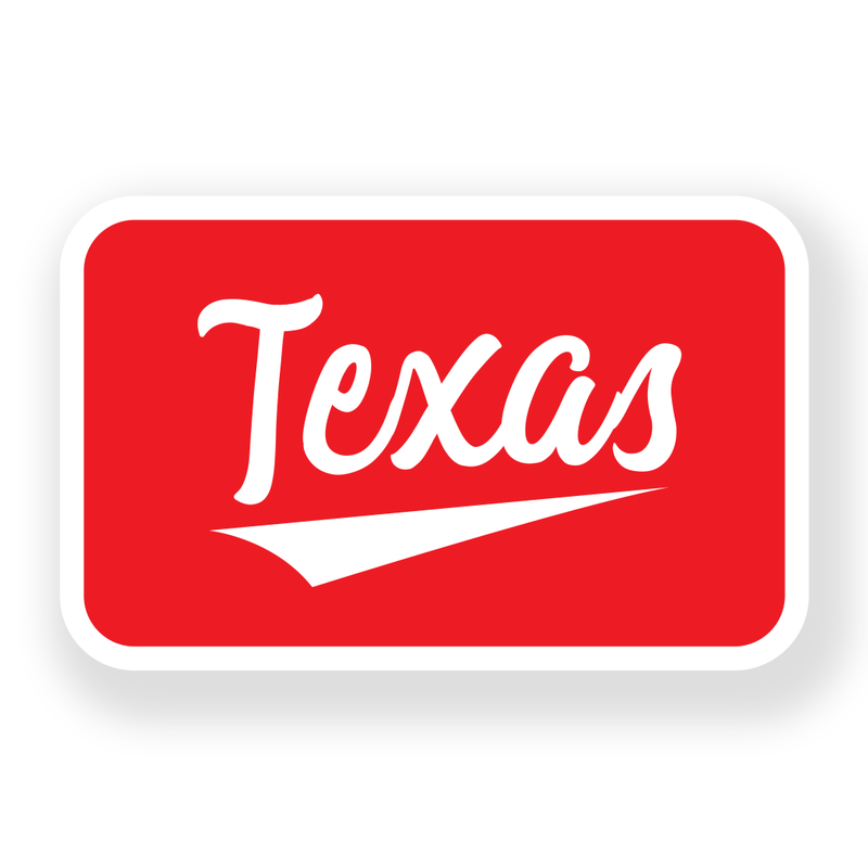 Texas Retro Sticker