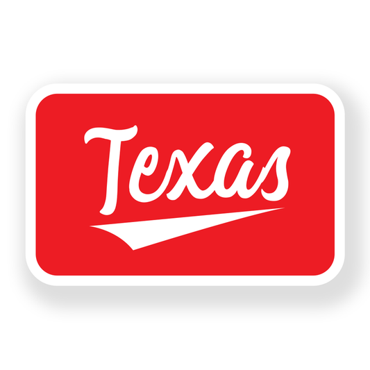 Texas Retro Sticker