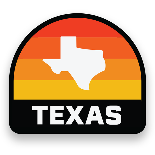 Texas Sun Sticker