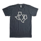 TX State - Heather Navy - T-Shirt