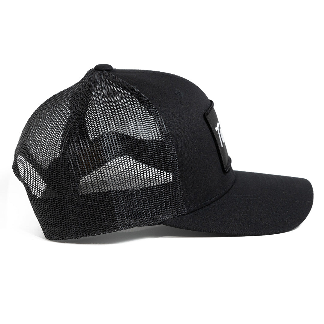 Texas Script - Black - Trucker Hat