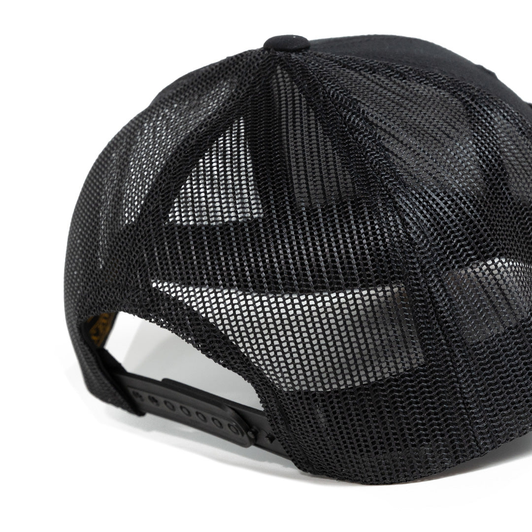 Texas Script TEX. - Heather Gray/Black - Trucker Hat | Texas Hats – TX Caps