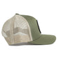 Texas 1836  - Trucker Hat - Moss/Khaki